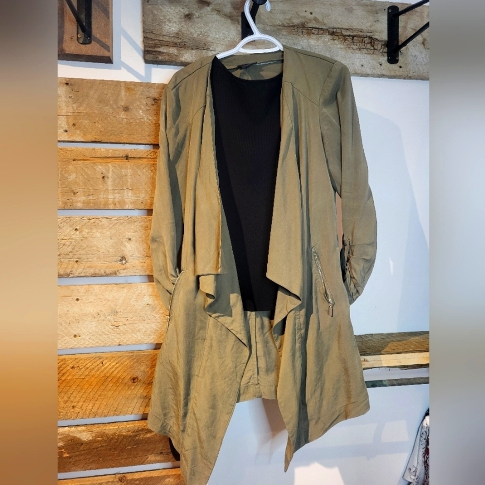 Matteson Waterfall Olive Green Women's Jacket